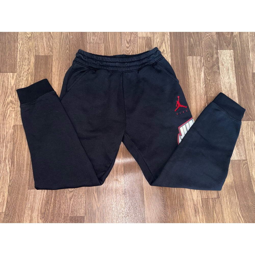 Jordan Boys XL Black Jumpman Fleece‎ Jogger Pants A968-023
